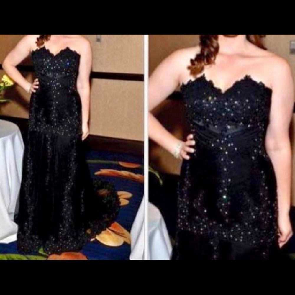 Beautiful custom designed pageant/prom gown